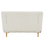 Seattle Double Click Clack Sofa Bed - Cream Linen - DUSK