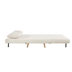 Seattle Double Click Clack Sofa Bed - Teddy Cream - DUSK