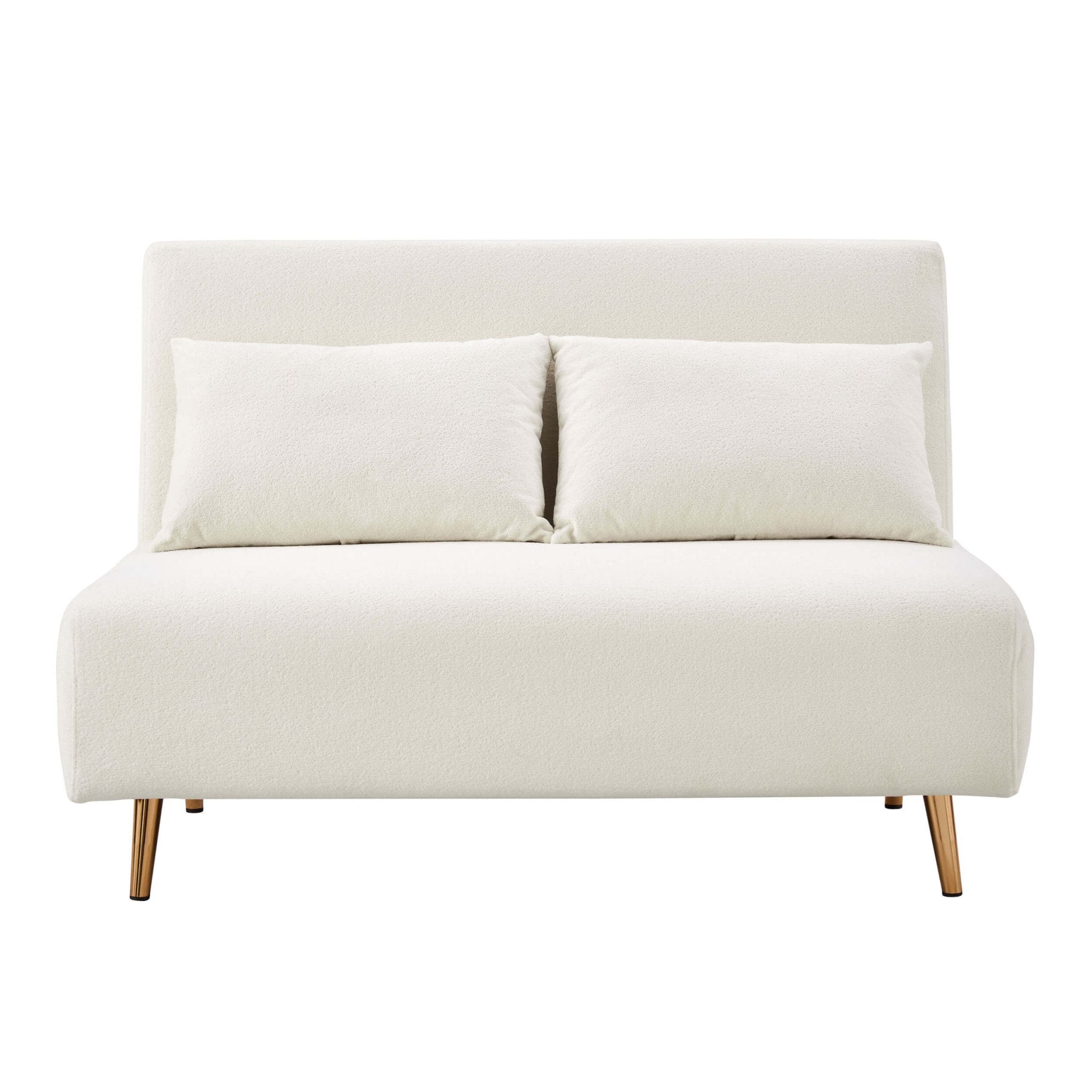 Seattle Double Click Clack Sofa Bed - Teddy Cream - DUSK