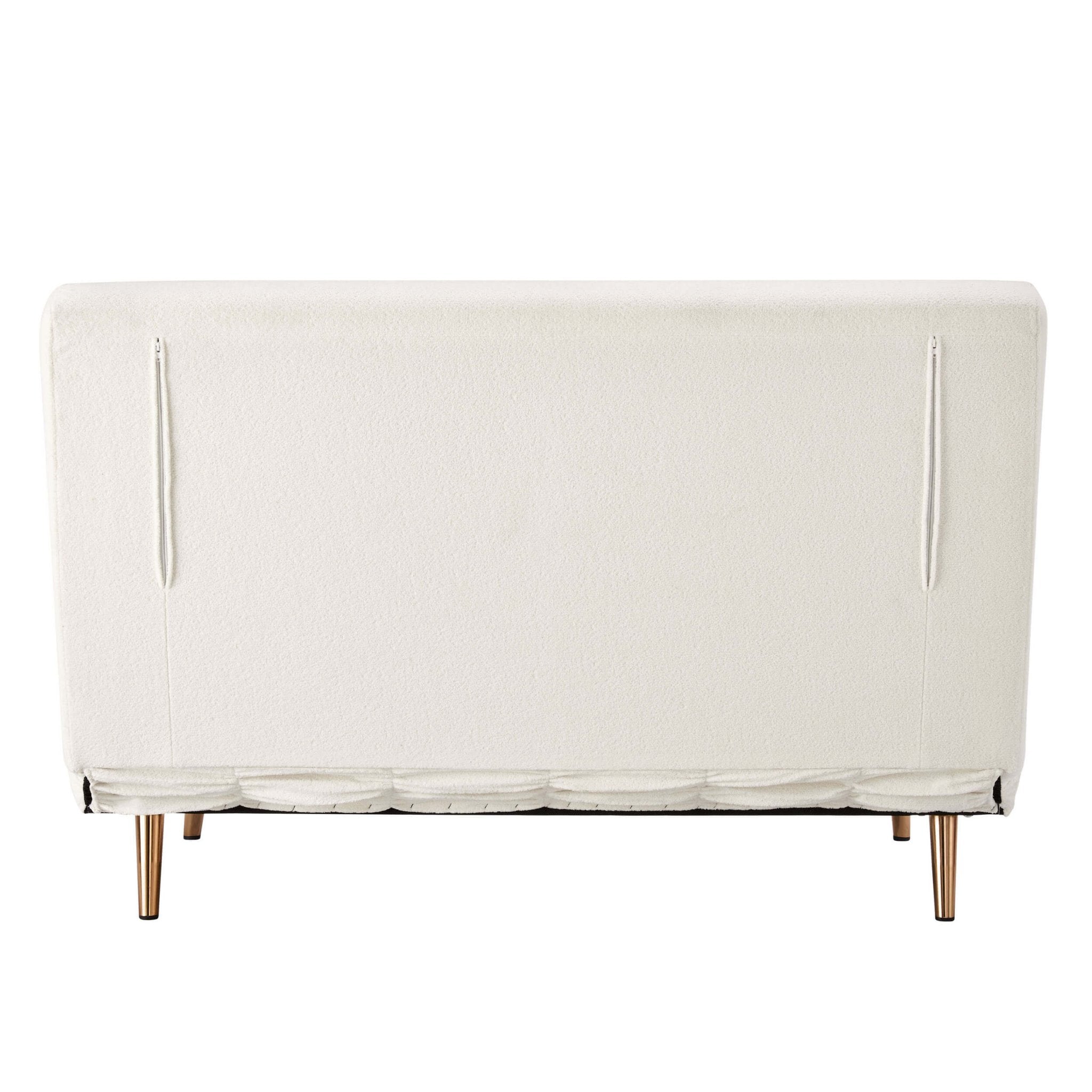 Seattle Double Click Clack Sofa Bed - Teddy Cream - DUSK
