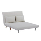 Seattle Double Click Clack Sofa Bed - Warm Natural - DUSK
