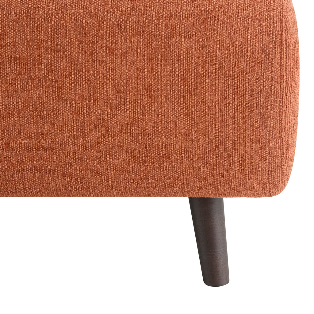 Seattle Single Click Clack Sofa Bed - Burnt Orange - DUSK
