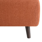 Seattle Single Click Clack Sofa Bed - Burnt Orange - DUSK