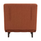 Seattle Single Click Clack Sofa Bed - Burnt Orange - DUSK
