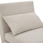 Seattle Single Click Clack Sofa Bed - Corduroy - Pebble - DUSK