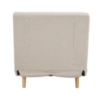 Seattle Single Click Clack Sofa Bed - Corduroy - Pebble - DUSK
