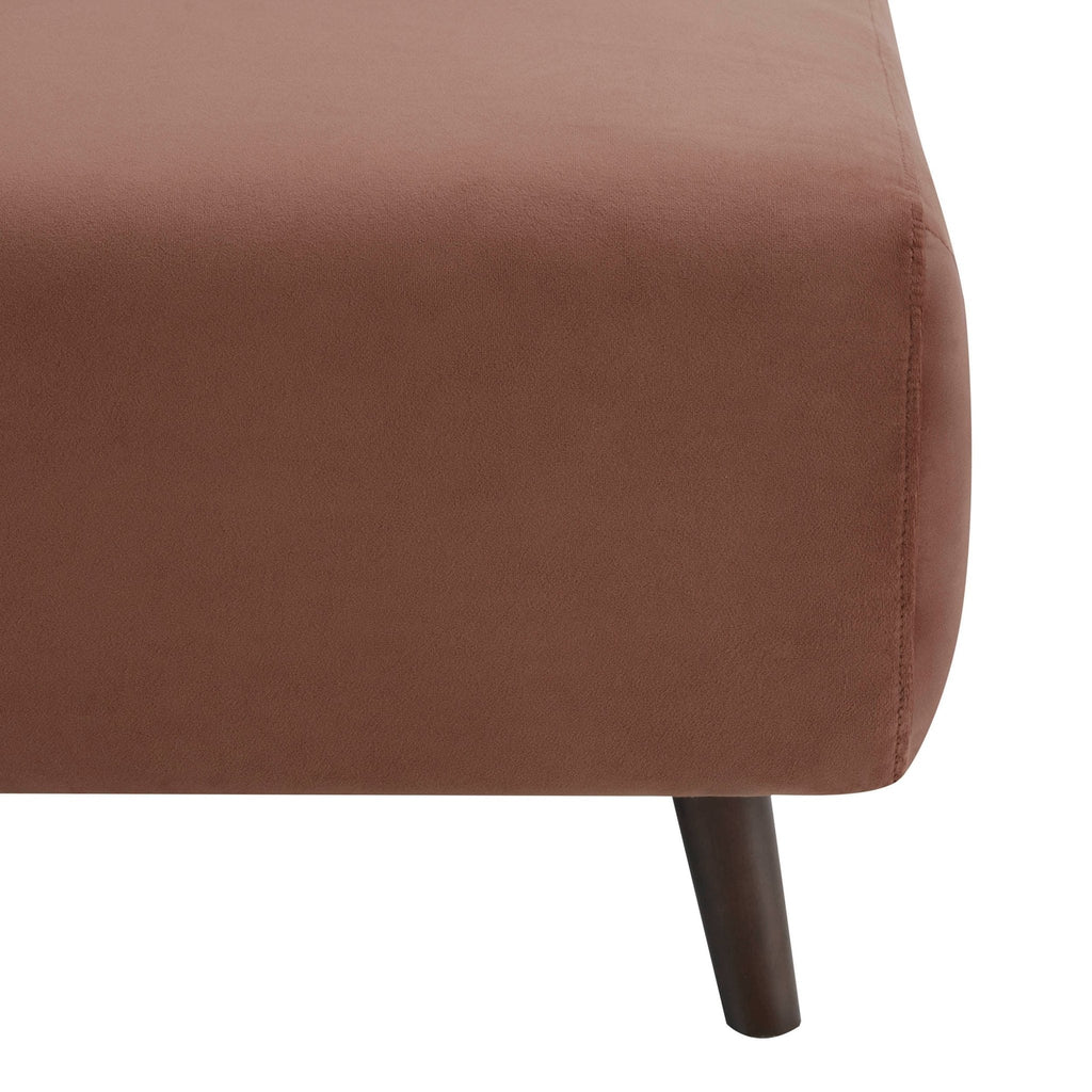 Seattle Single Click Clack Sofa Bed - Mauve - DUSK