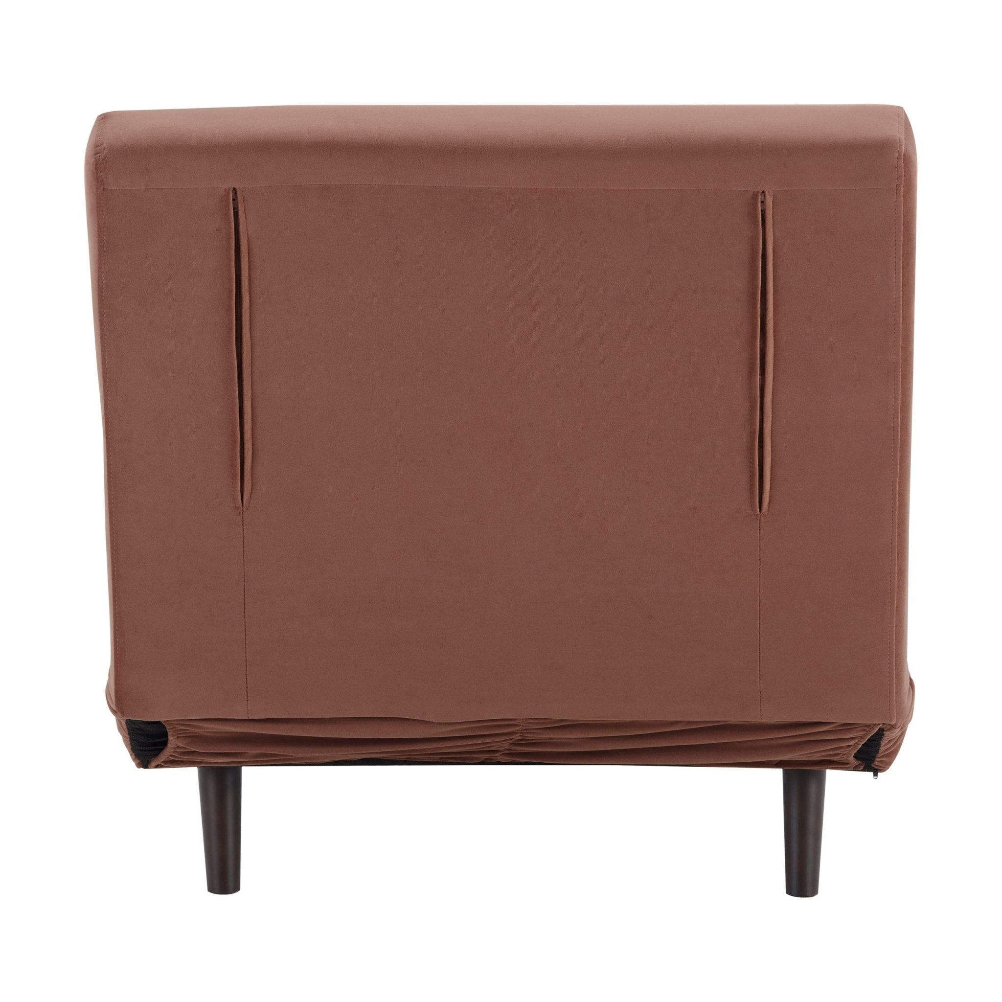 Seattle Single Click Clack Sofa Bed - Mauve - DUSK