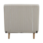 Seattle Single Click Clack Sofa Bed - Sand Stripe - DUSK
