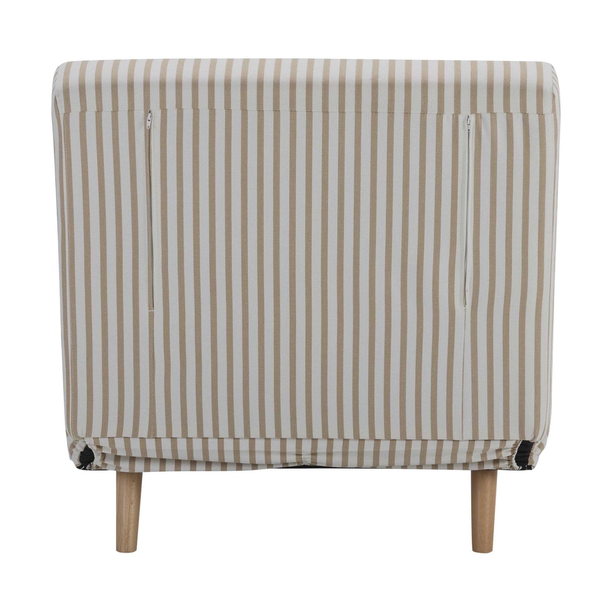 Seattle Single Click Clack Sofa Bed - Sand Stripe - DUSK