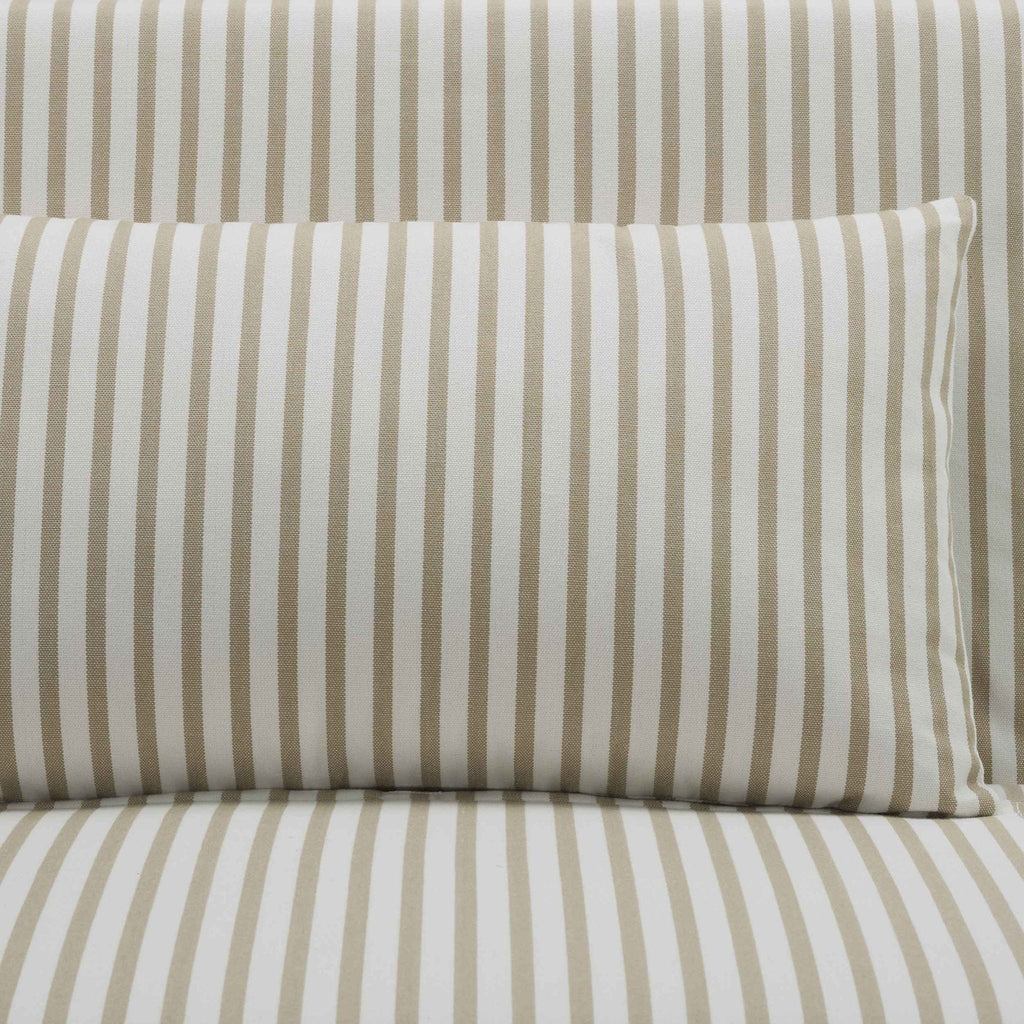 Seattle Single Click Clack Sofa Bed - Sand Stripe - DUSK