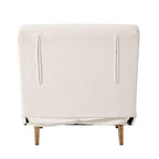 Seattle Single Click Clack Sofa Bed - Teddy Cream - DUSK