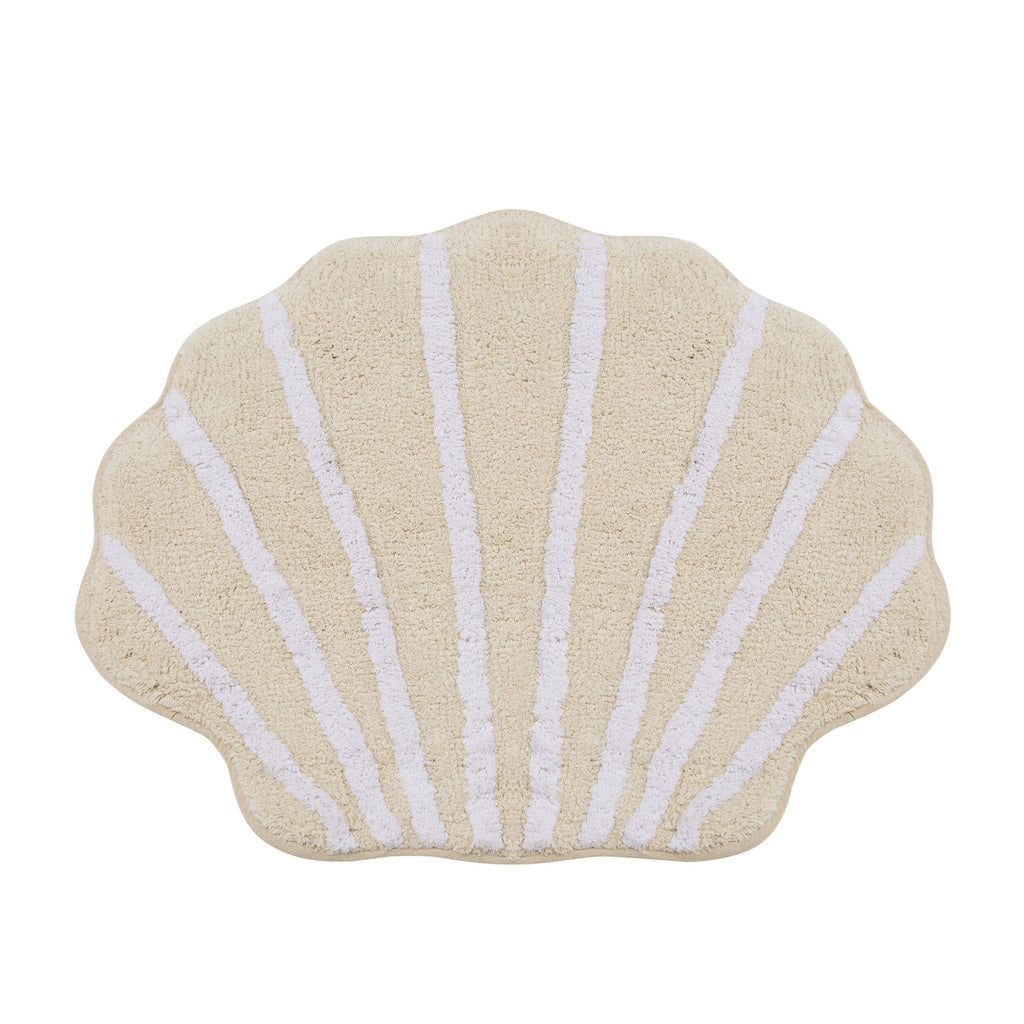 Shell Tufted Bath Mat - Cream - DUSK