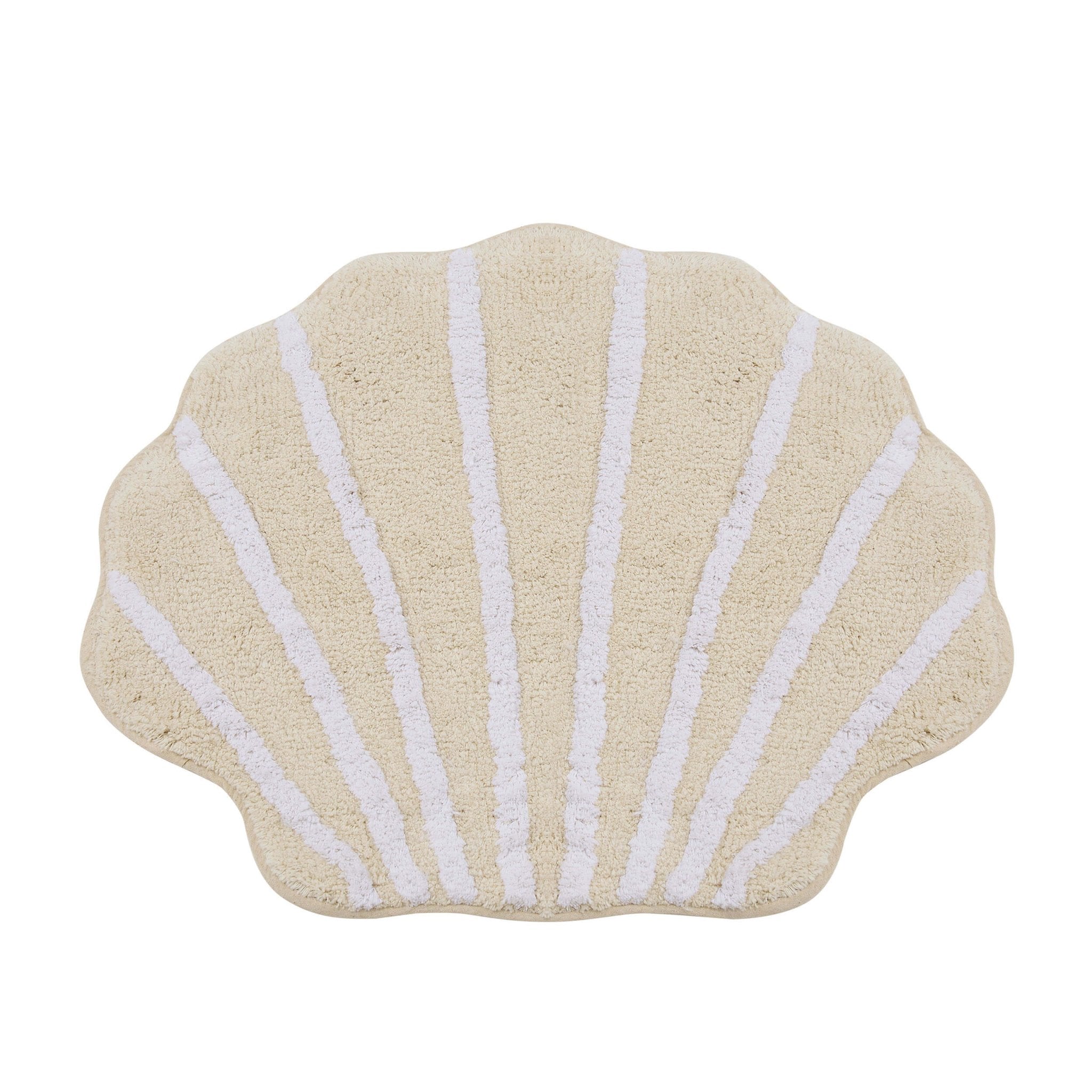 Shell Tufted Bath Mat - Cream - DUSK