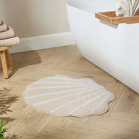 Shell Tufted Bath Mat - Cream - DUSK