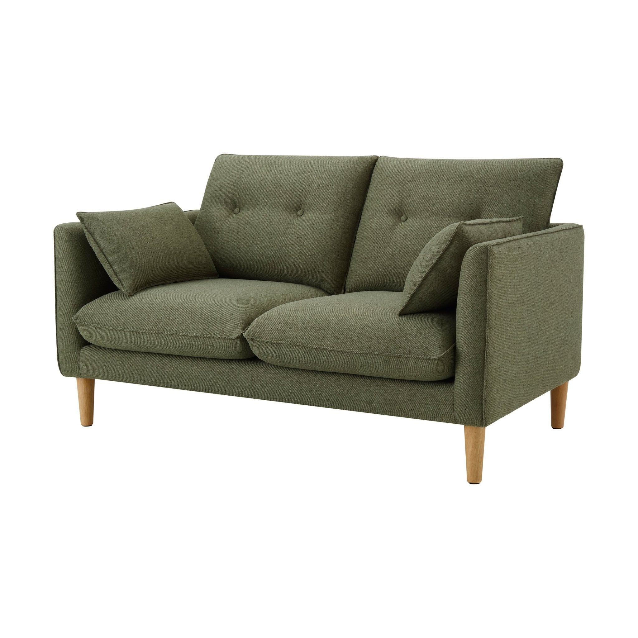 Shoreditch 2 Seater Sofa - Woven Green - DUSK