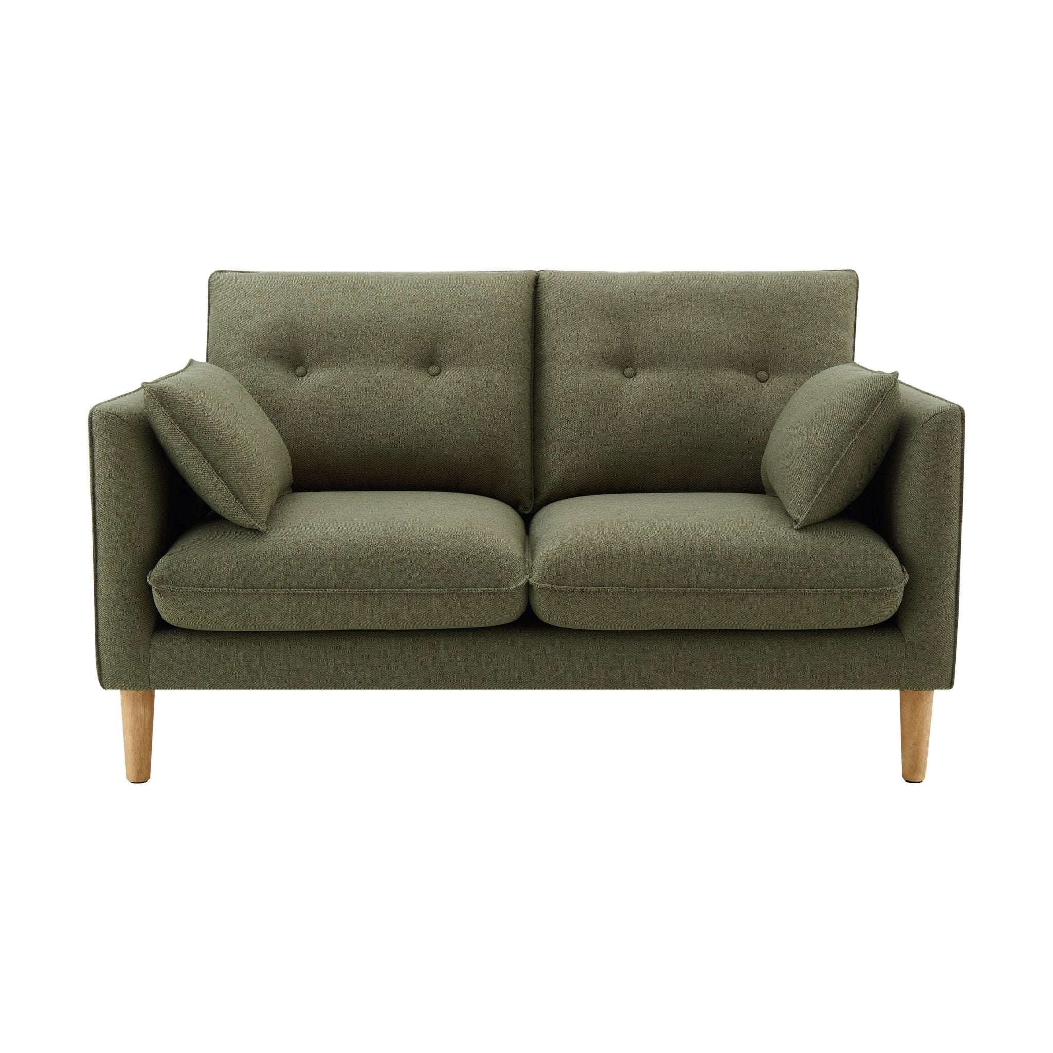 Shoreditch 2 Seater Sofa - Woven Green - DUSK