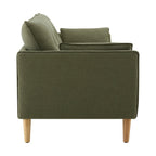Shoreditch 3 Seater Sofa - Woven Green - DUSK