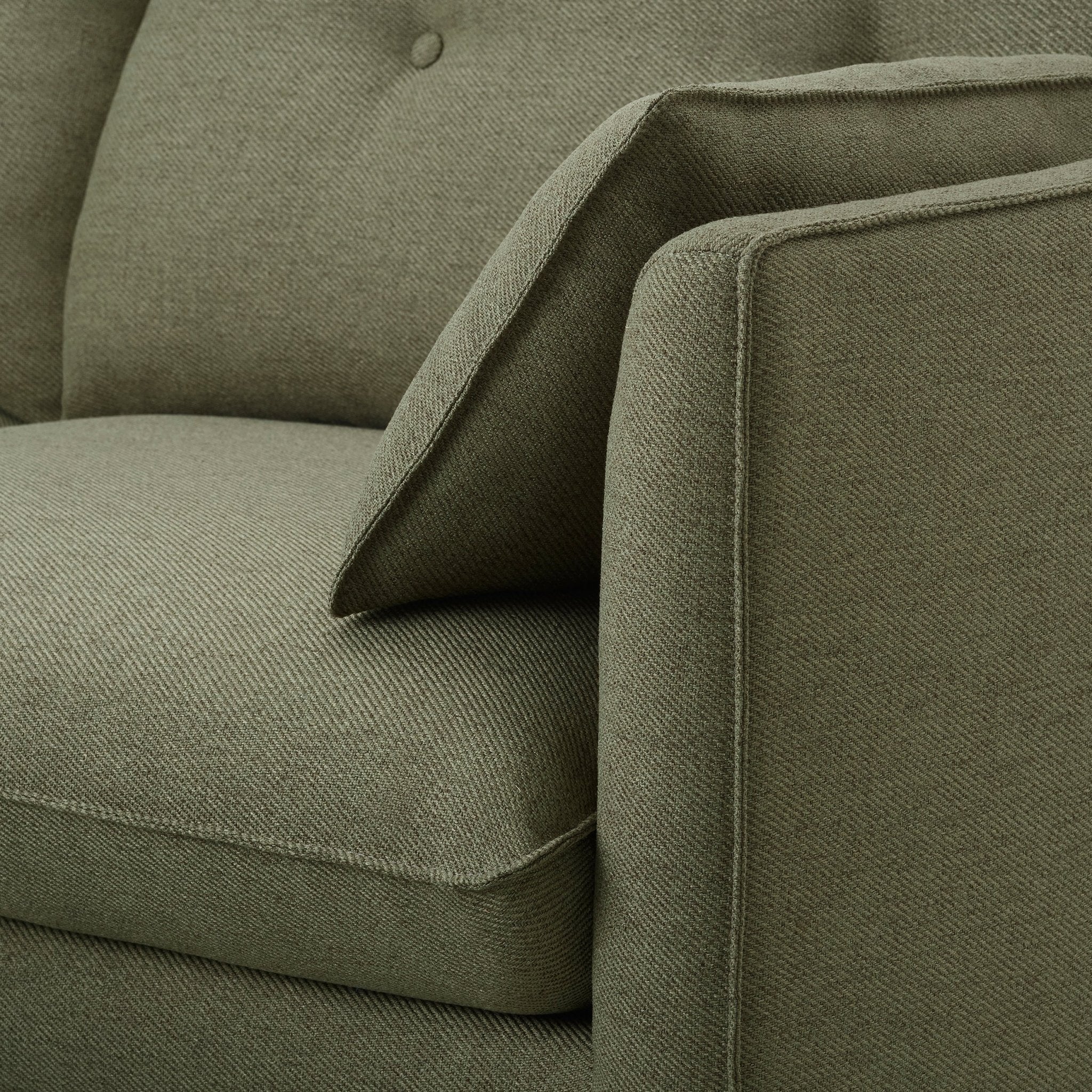 Shoreditch 3 Seater Sofa - Woven Green - DUSK