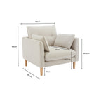 Shoreditch Armchair - Natural - DUSK