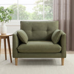 Shoreditch Loveseat - Woven Green - DUSK