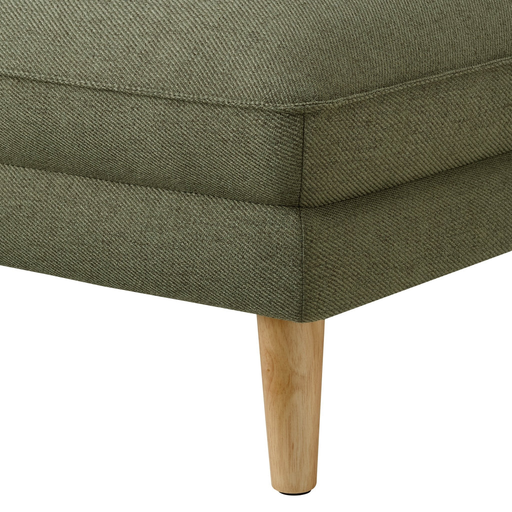 Shoreditch Pouffe - Woven Green - DUSK