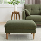 Shoreditch Pouffe - Woven Green - DUSK