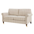 Sicily 2 Seater Sofa - Stripe - DUSK