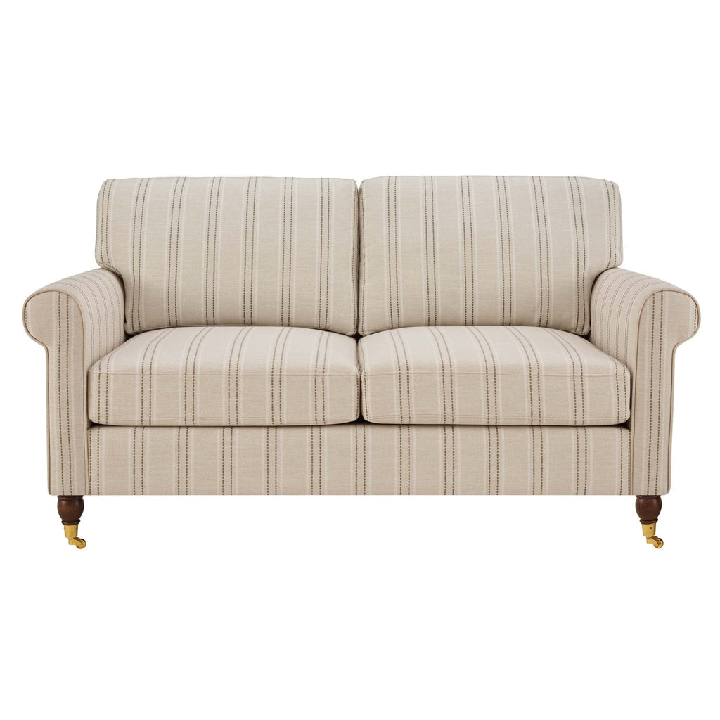 Sicily 2 Seater Sofa - Stripe - DUSK