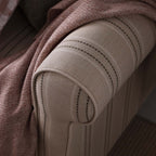 Sicily Armchair - Stripe - DUSK