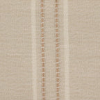 Sicily Pouffe - Natural Stitched Stripe - DUSK