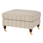 Sicily Pouffe - Stripe - DUSK