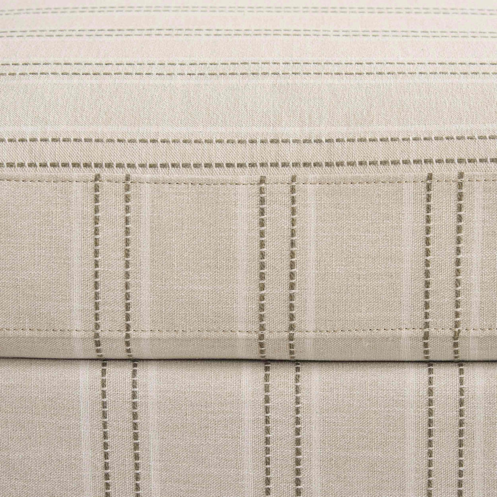 Sicily Pouffe - Stripe - DUSK