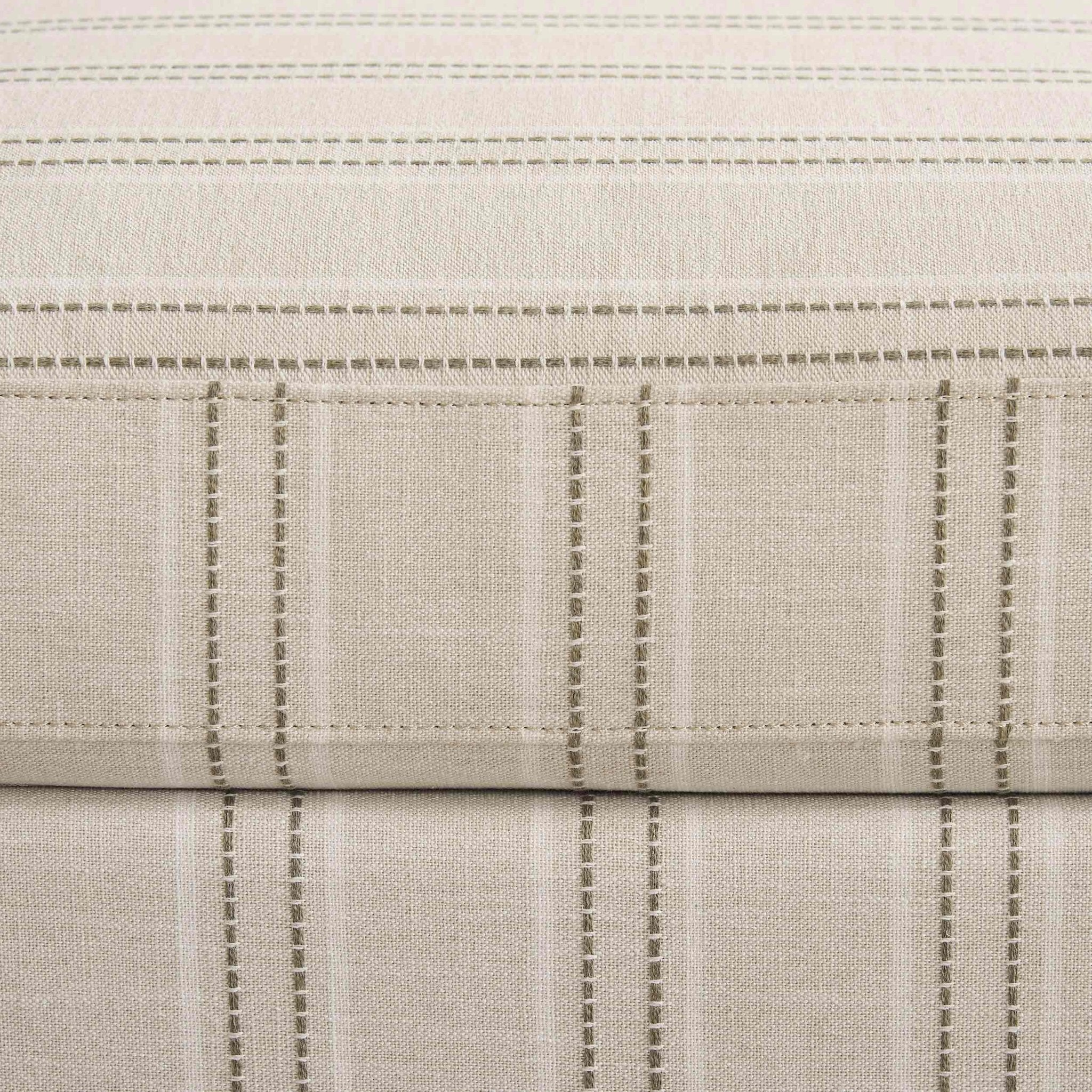 Sicily Pouffe - Stripe - DUSK