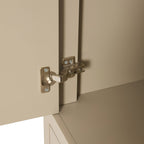 Sienna 2 Door Wardrobe with Drawer - Taupe - DUSK