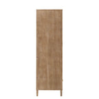 Sienna 2 Door Wardrobe with Drawers - Washed Wood - DUSK