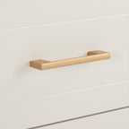 Sienna 2 Drawer Bedside Table - Cream - DUSK