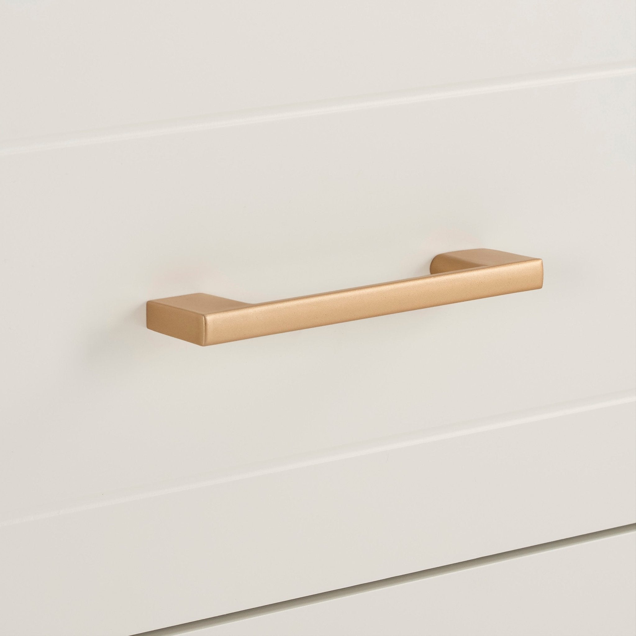 Sienna 2 Drawer Bedside Table - Cream - DUSK