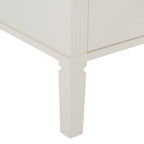 Sienna 2 Drawer Bedside Table - Cream - DUSK