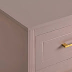 Sienna 2 Drawer Bedside Table - Dusty Mauve - DUSK