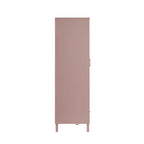 Sienna 3 Door Wardrobe with Drawers - Dusty Mauve - DUSK