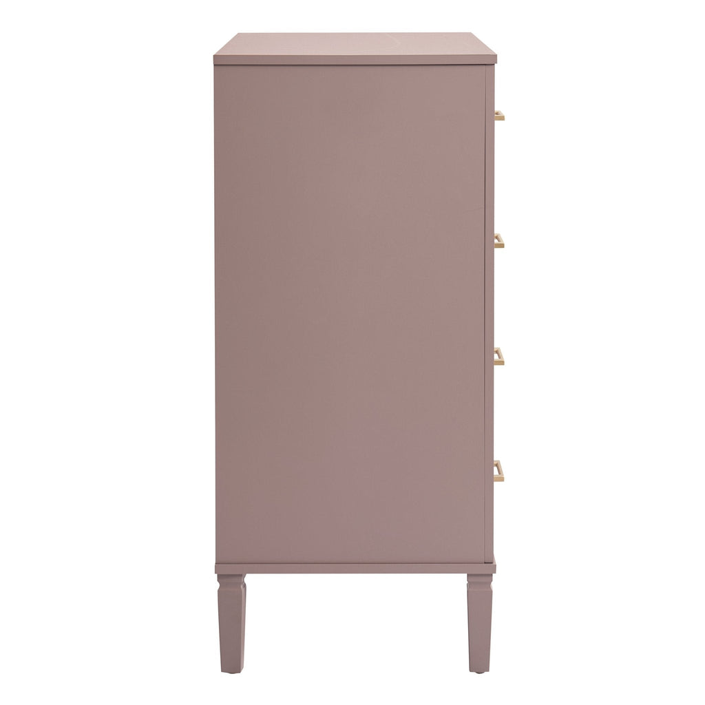 Sienna 5 Drawer Chest - Dusty Mauve - DUSK