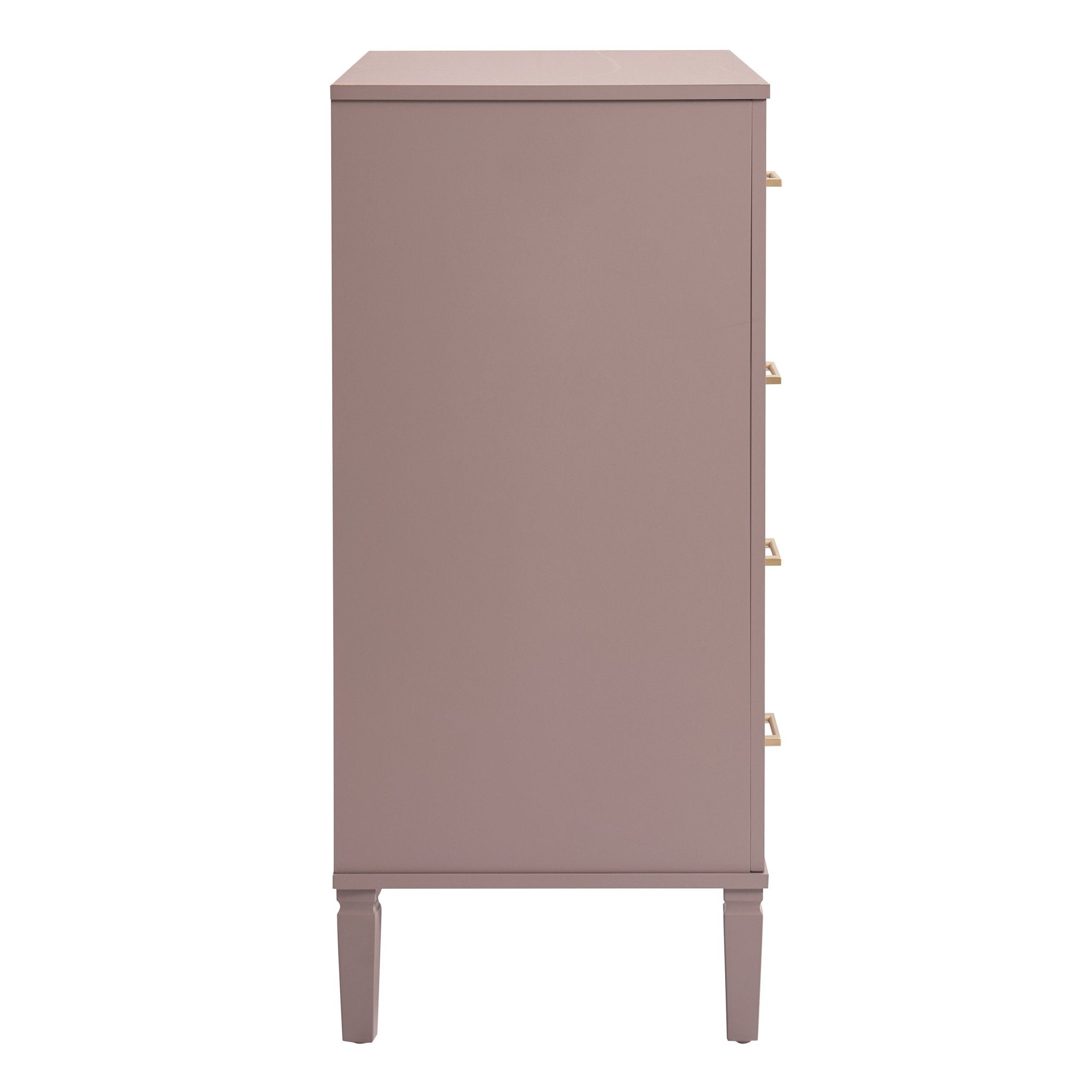 Sienna 5 Drawer Chest - Dusty Mauve - DUSK