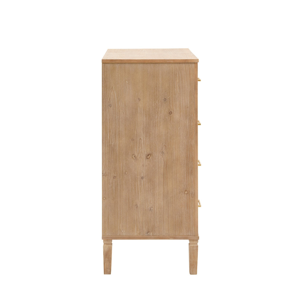 Sienna 5 Drawer Chest - Washed Wood - DUSK