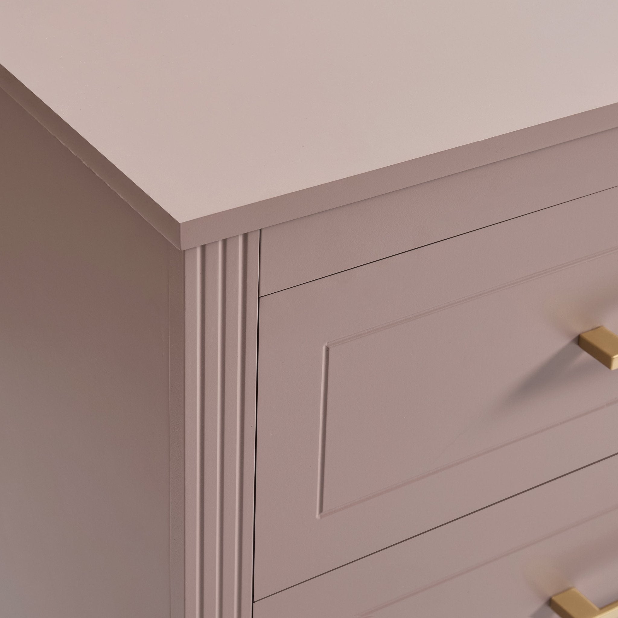 Sienna 6 Drawer Chest - Dusty Mauve - DUSK