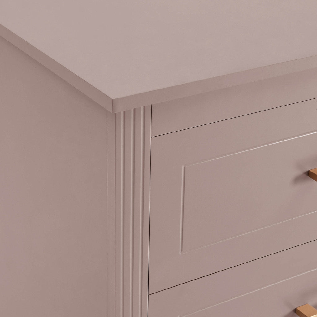Sienna 6 Drawer Chest - Dusty Mauve - DUSK