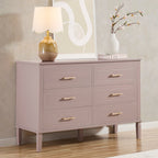 Sienna 6 Drawer Chest - Dusty Mauve - DUSK