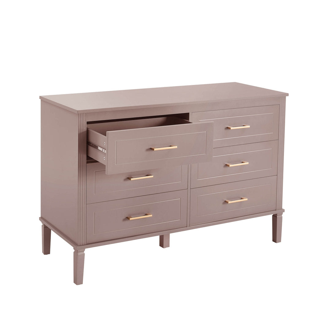 Sienna 6 Drawer Chest - Dusty Mauve - DUSK