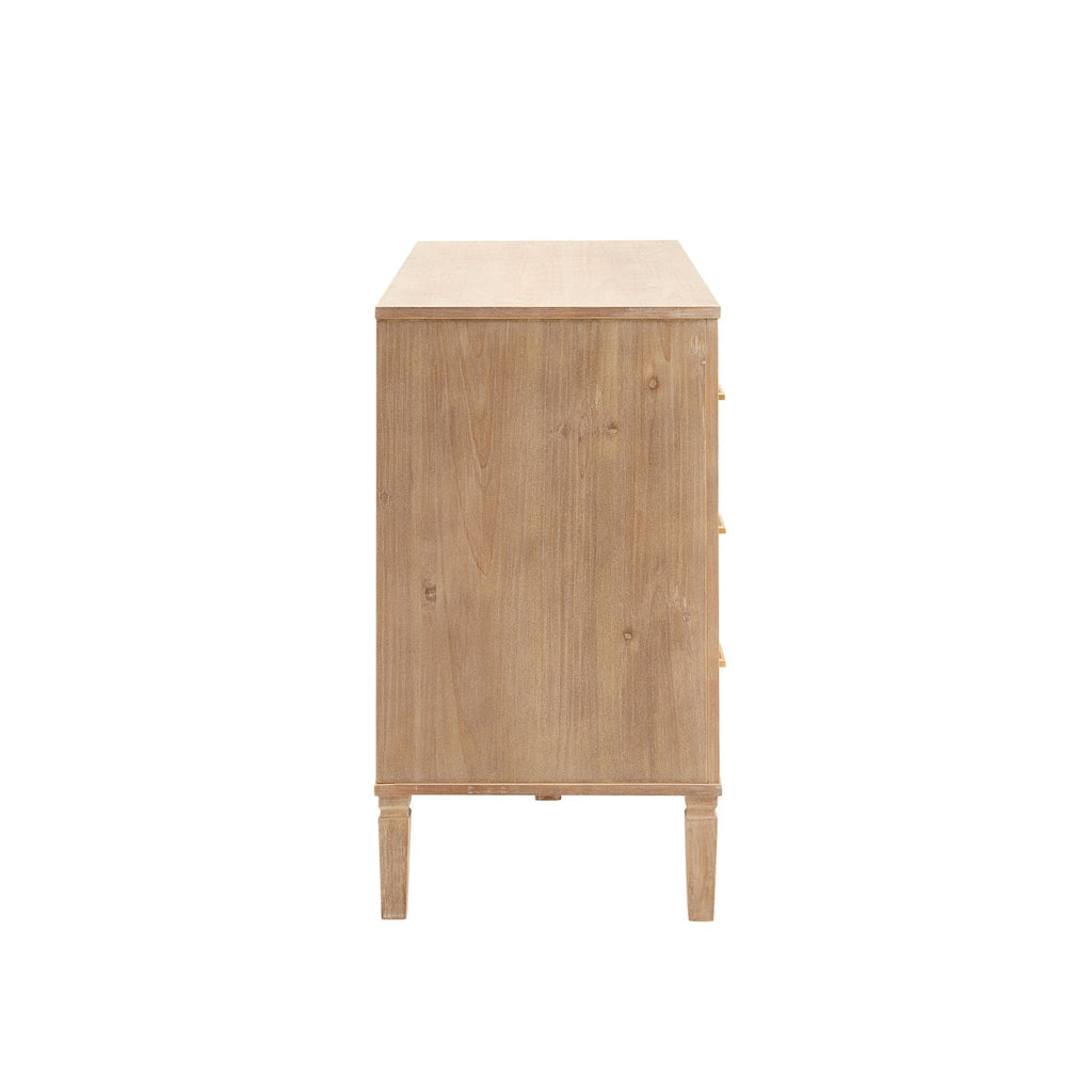 Sienna 6 Drawer Chest - Washed Wood - DUSK