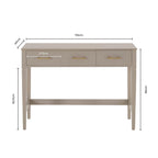 Sienna Dressing Table Console - Cream - DUSK